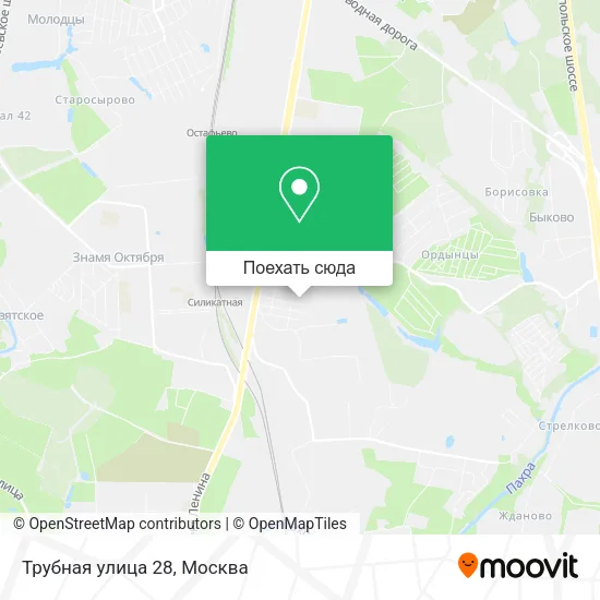 Карта Трубная улица 28
