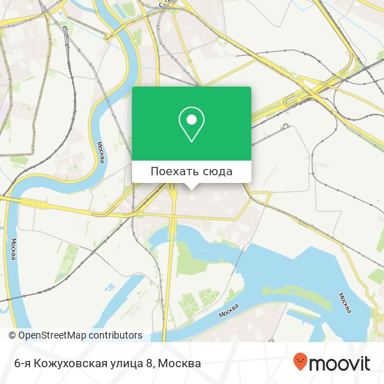 Карта 6-я Кожуховская улица 8