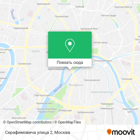 Карта Серафимовича улица 2