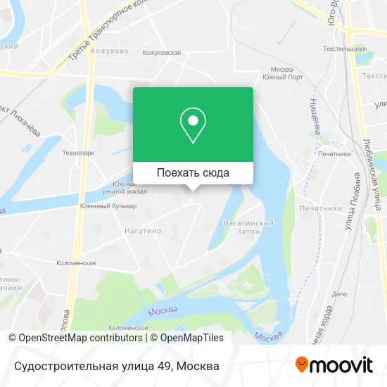 Карта Судостроительная улица 49