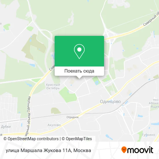 Карта улица Маршала Жукова 11А