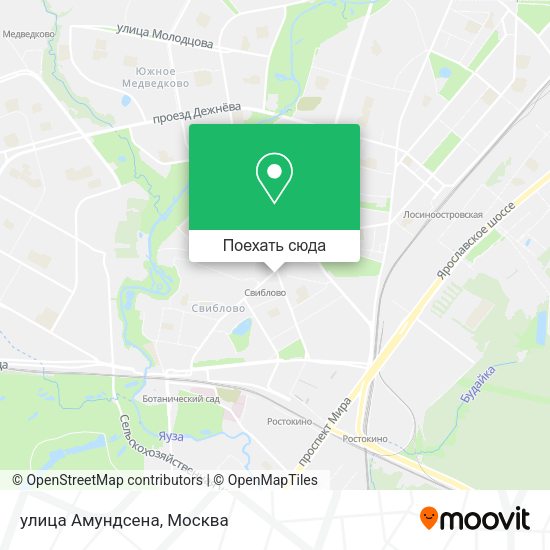 Карта улица Амундсена