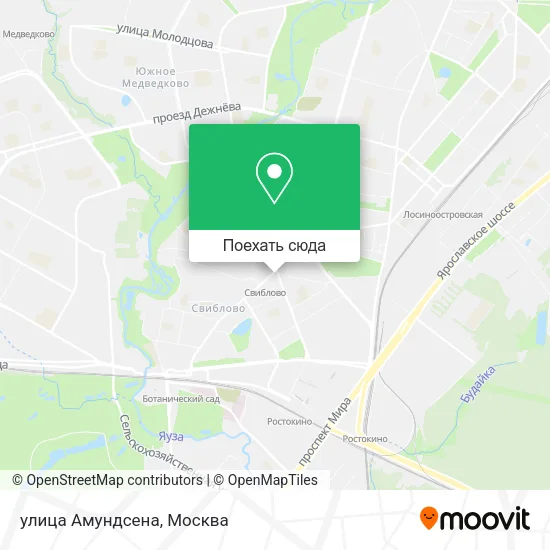 Карта улица Амундсена