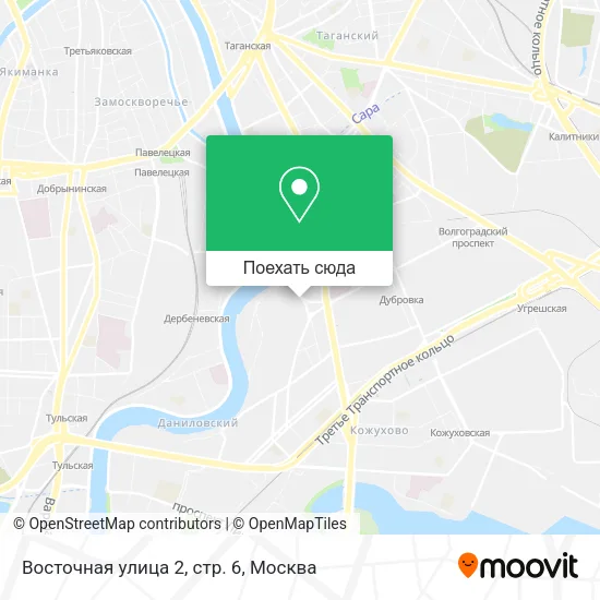 Карта Восточная улица 2, стр. 6