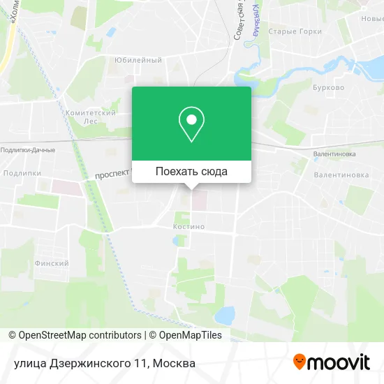 Карта улица Дзержинского 11