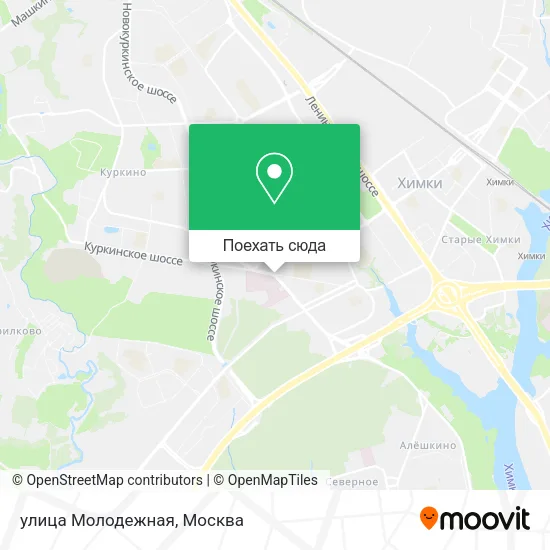 Карта улица Молодежная