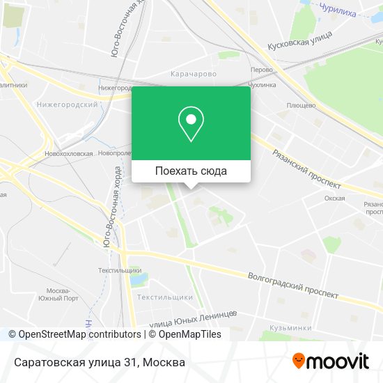 Карта Саратовская улица 31