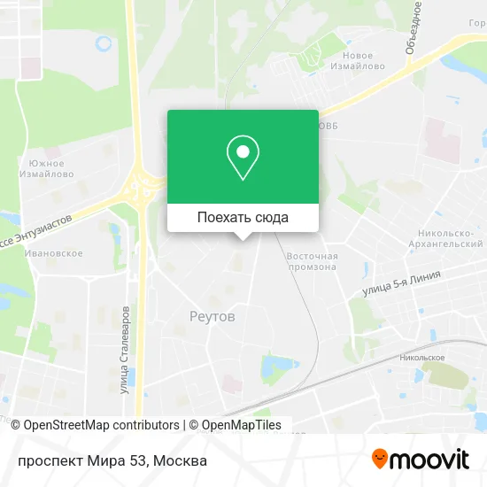 Карта проспект Мира 53