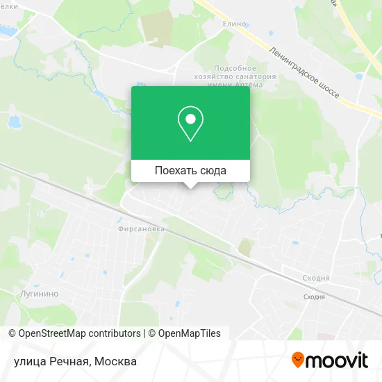 Карта улица Речная