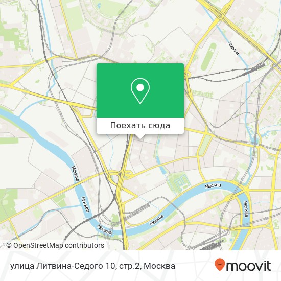 Карта улица Литвина-Седого 10, стр.2