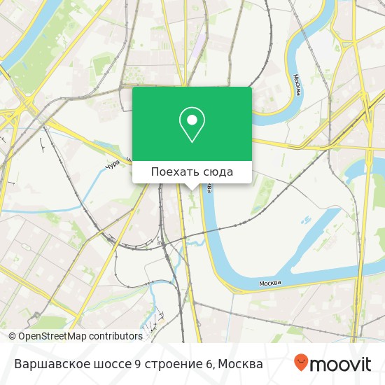Карта Варшавское шоссе 9 строение 6