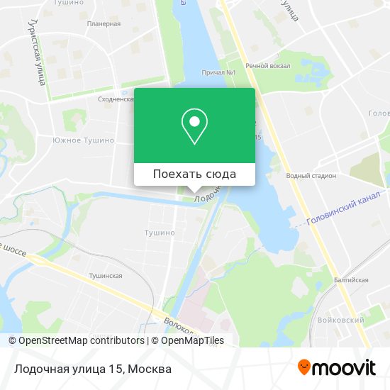 Карта лодочная улица москва