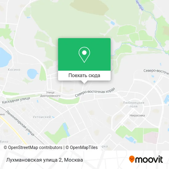 Карта Лухмановская улица 2