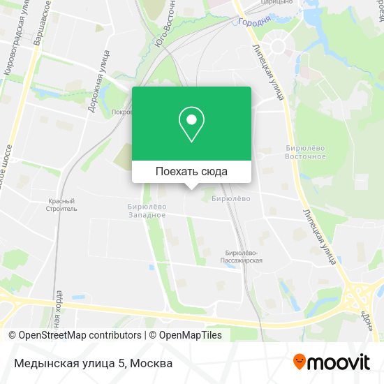 Карта Медынская улица 5
