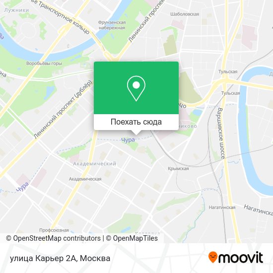 Карта улица Карьер 2А