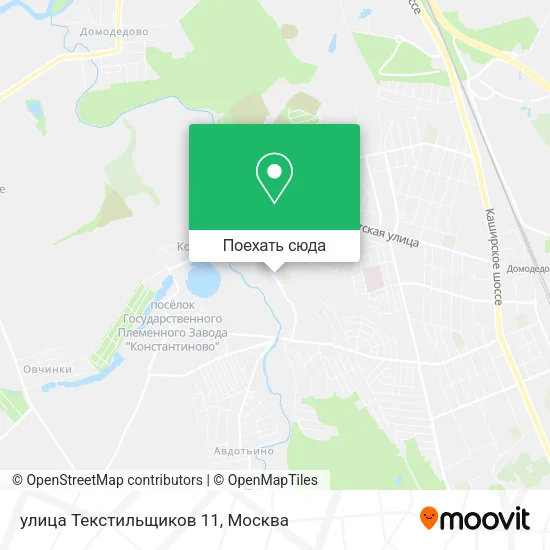 Карта улица Текстильщиков 11