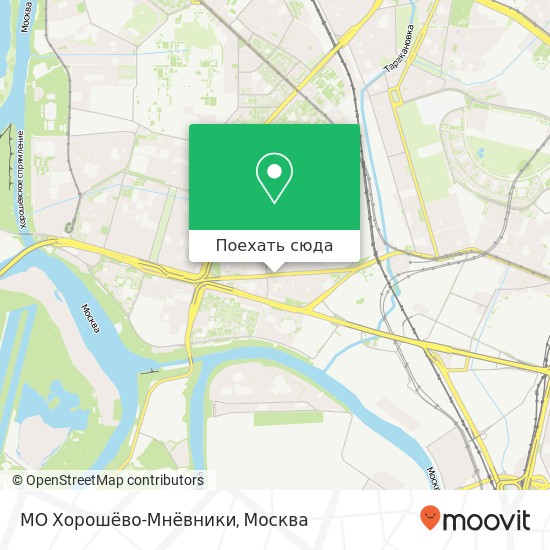 Карта МО Хорошёво-Мнёвники