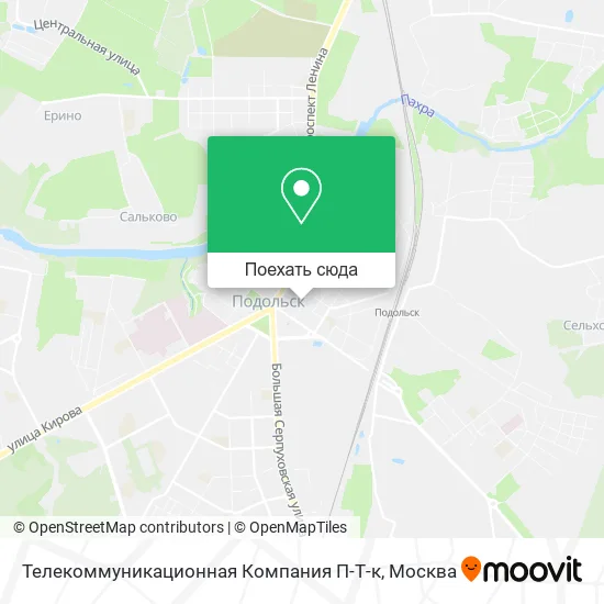 Карта Телекоммуникационная Компания П-Т-к