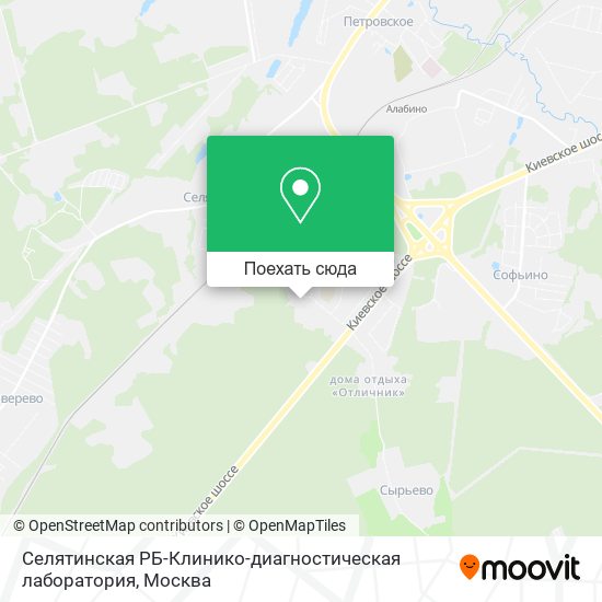 Карта Селятинская РБ-Клинико-диагностическая лаборатория