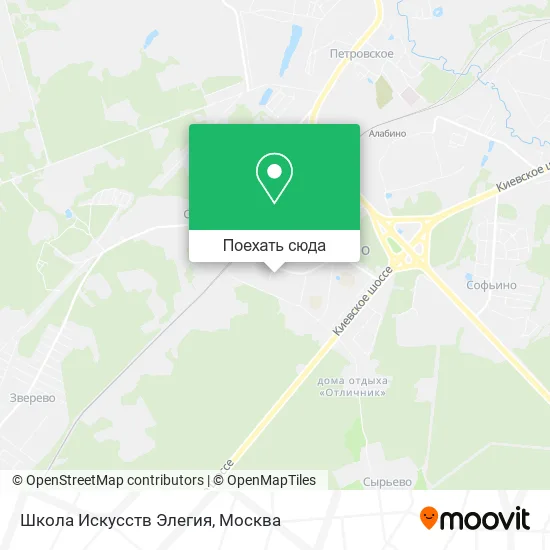 Карта Школа Искусств Элегия