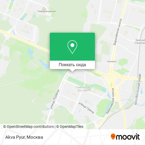 Карта Akva Pyur