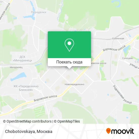 Карта Chobotovskaya