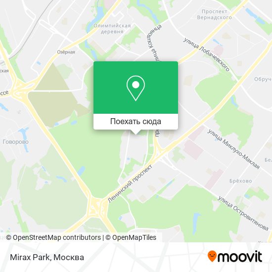 Карта Mirax Park