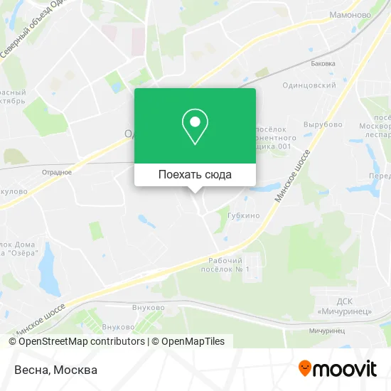 Карта Весна