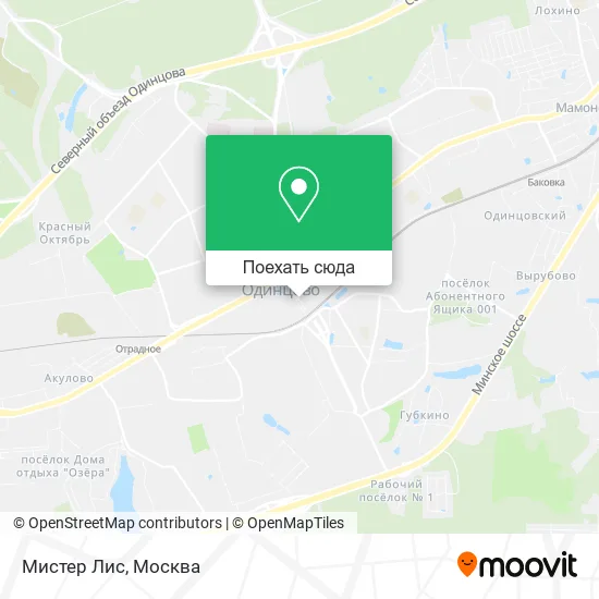 Карта Мистер Лис