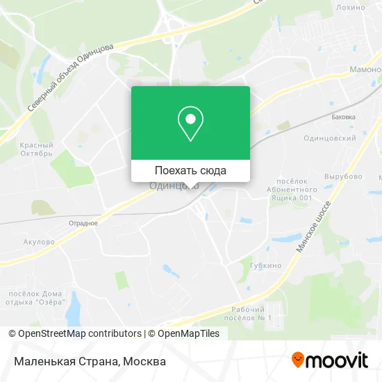 Карта Маленькая Страна