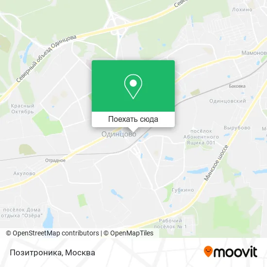 Карта Позитроника