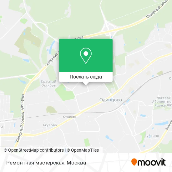 Карта Ремонтная мастерская