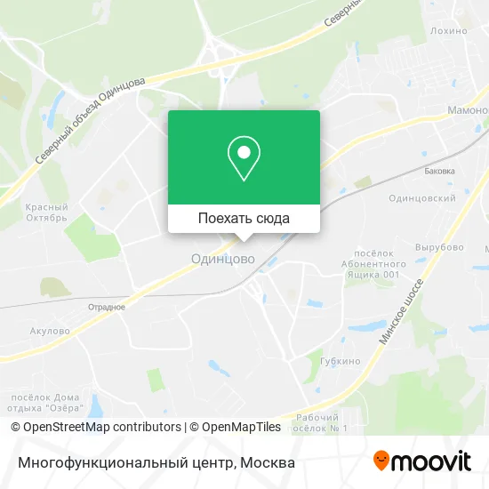 Карта Многофункциональный центр