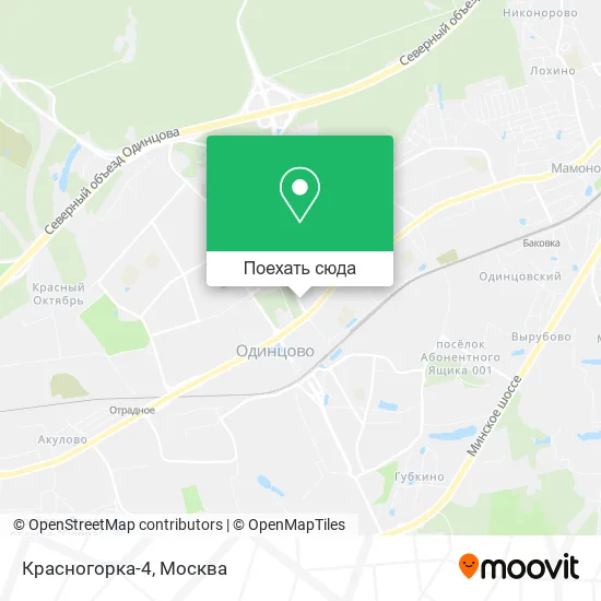 Карта Красногорка-4