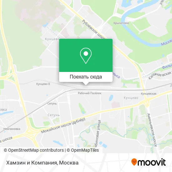 Карта Хамзин и Компания