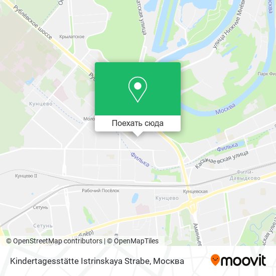 Карта Kindertagesstätte Istrinskaya Strabe