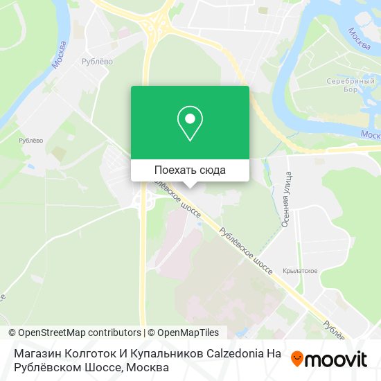 Карта Магазин Колготок И Купальников Calzedonia На Рублёвском Шоссе