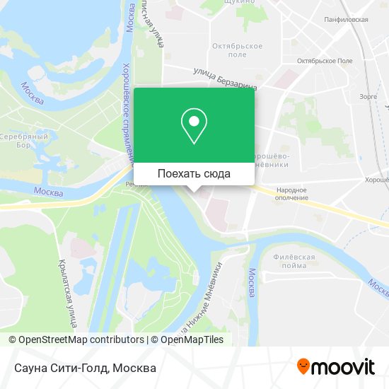 Карта Сауна Сити-Голд