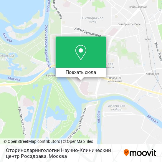 Карта Оториноларингологии Научно-Клинический центр Росздрава