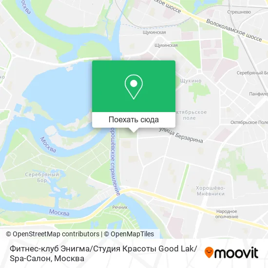 Карта Фитнес-клуб Энигма / Студия Красоты Good Lak/ Spa-Салон