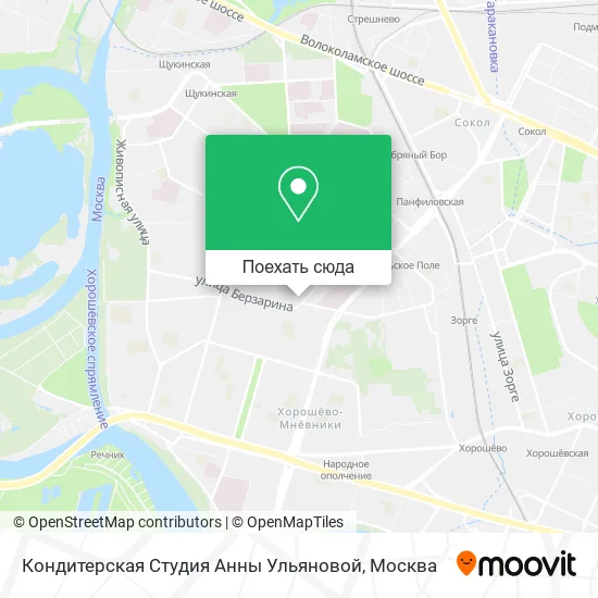 Карта Кондитерская Студия Анны Ульяновой