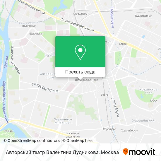 Карта Авторский театр Валентина Дудникова
