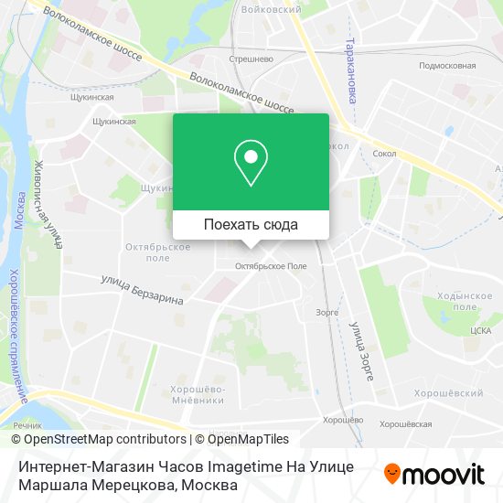 Карта Интернет-Магазин Часов Imagetime На Улице Маршала Мерецкова
