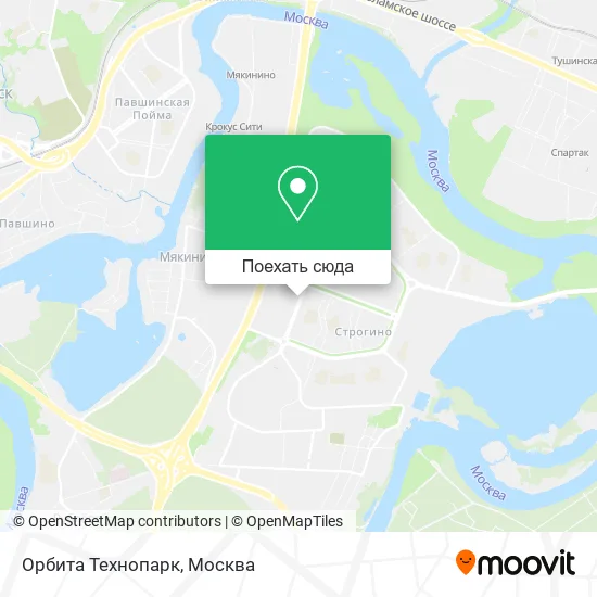Карта Орбита Технопарк
