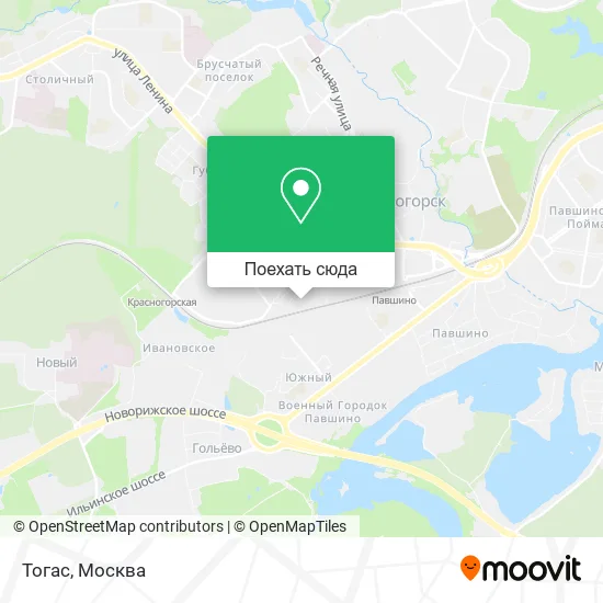 Карта Тогас