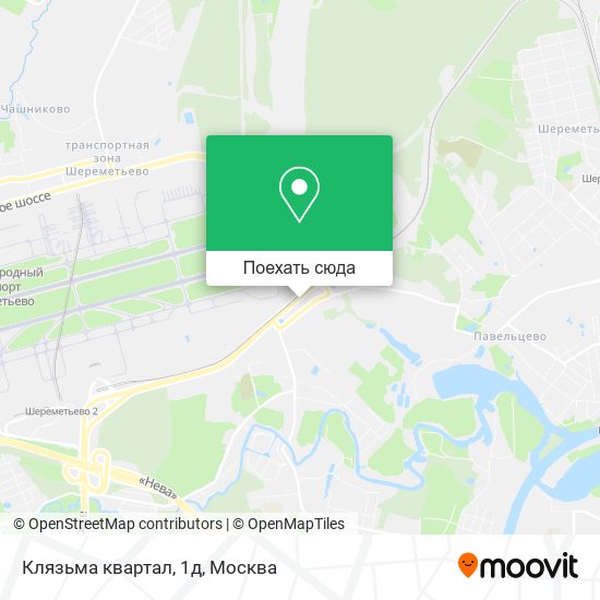 Карта Клязьма квартал, 1д