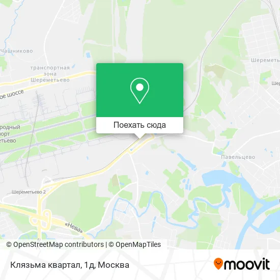 Карта Клязьма квартал, 1д