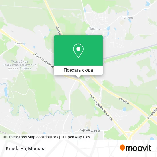 Карта Kraski.Ru