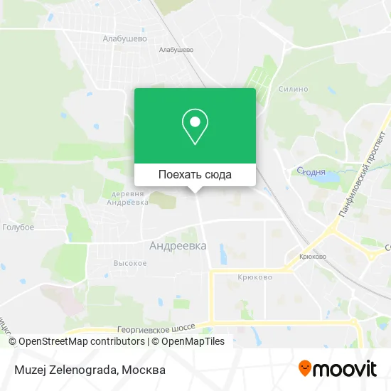 Карта Muzej Zelenograda