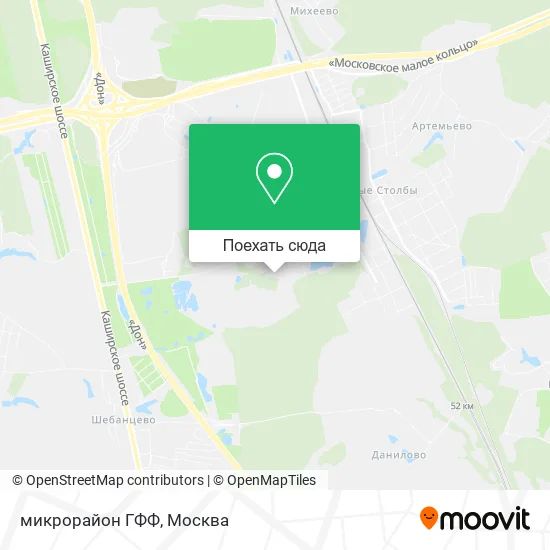 Карта микрорайон ГФФ